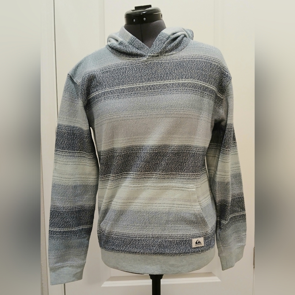Quiksilver Blue Striped‎ Hoodie